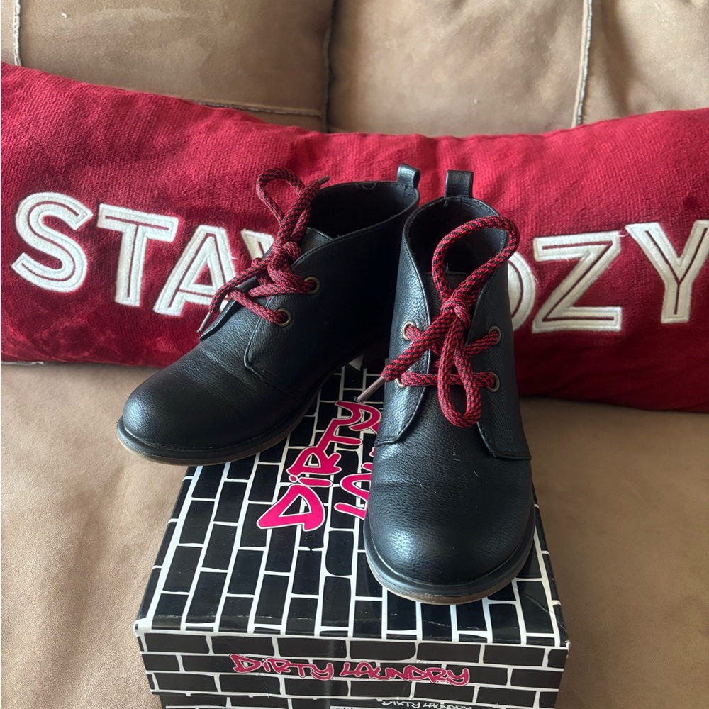 Dirty Laundry Black Boots